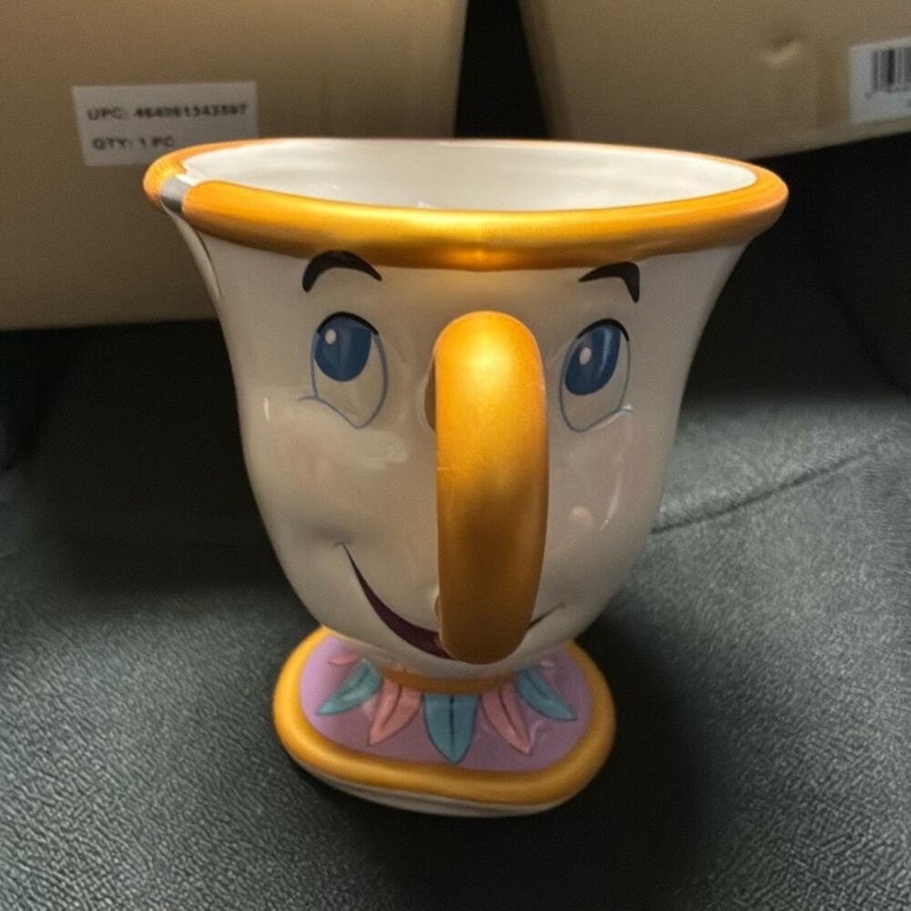 Disney Parks Beauty and the Beast Chip Ceramic Mug